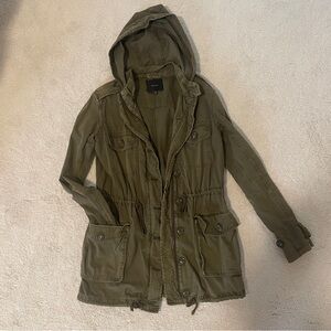 Military green jacket
